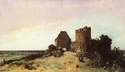 Johan-Barthold Jongkind Ruins of the Castle at Rosemont china oil painting reproduction